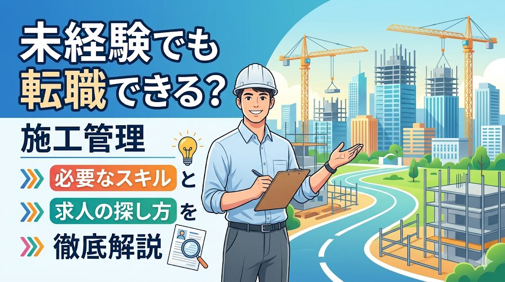 未経験でも転職できる施工管理