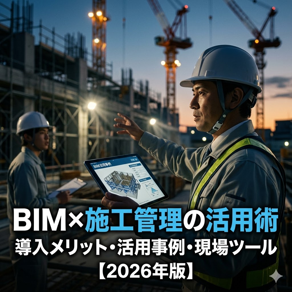 BIM×施工管理の活用術｜導入メリット・活用事例・現場ツール【2026年版】