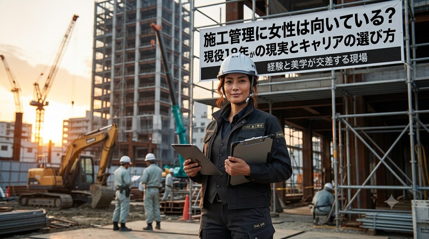 施工管理に女性は向いている？現役18年が語る働き方の現実とキャリアの選び方