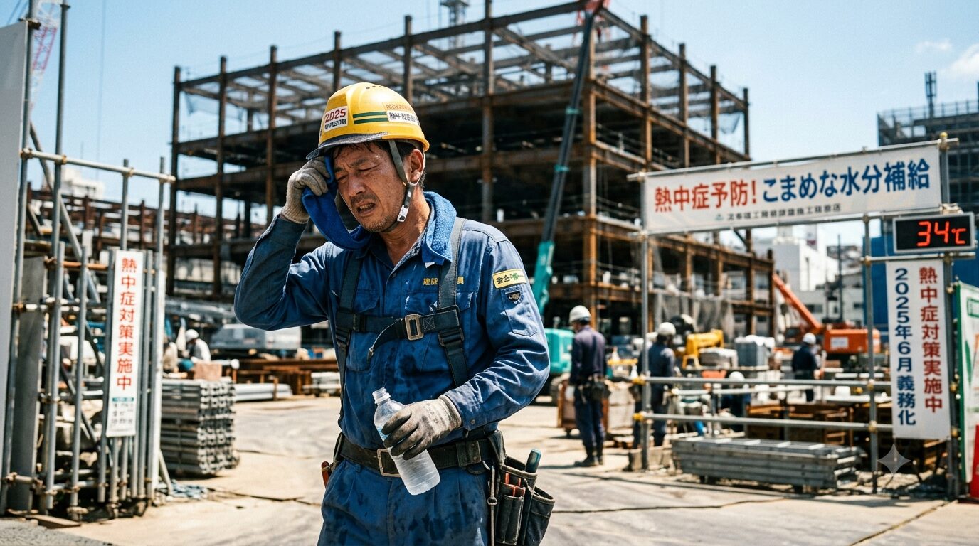 建設現場の熱中症対策｜2025年6月の義務化で現役18年が現場でやっていること